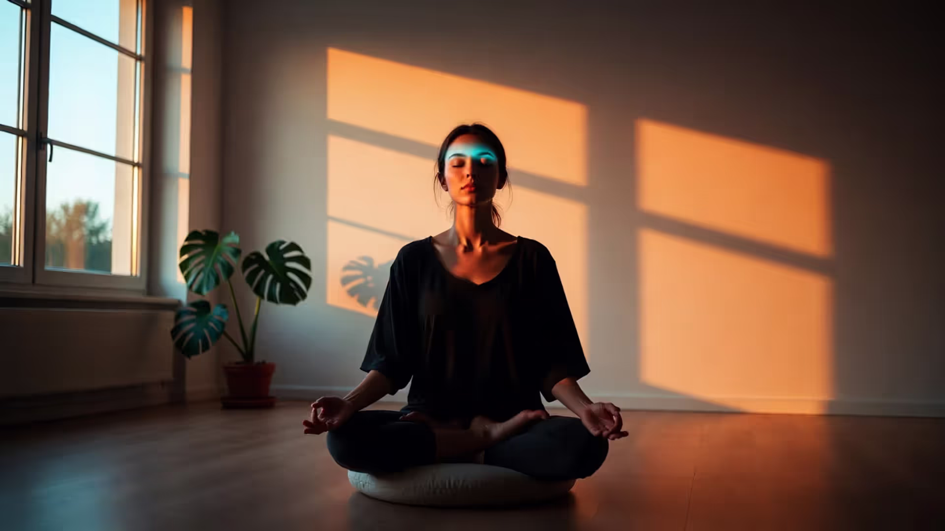 Morning brow center practice — where focused attention meets inner stillness